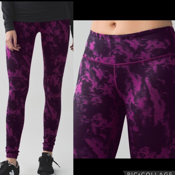 lululemon athletica Pants - Lululemon Wunder Under Tie Dye 25”